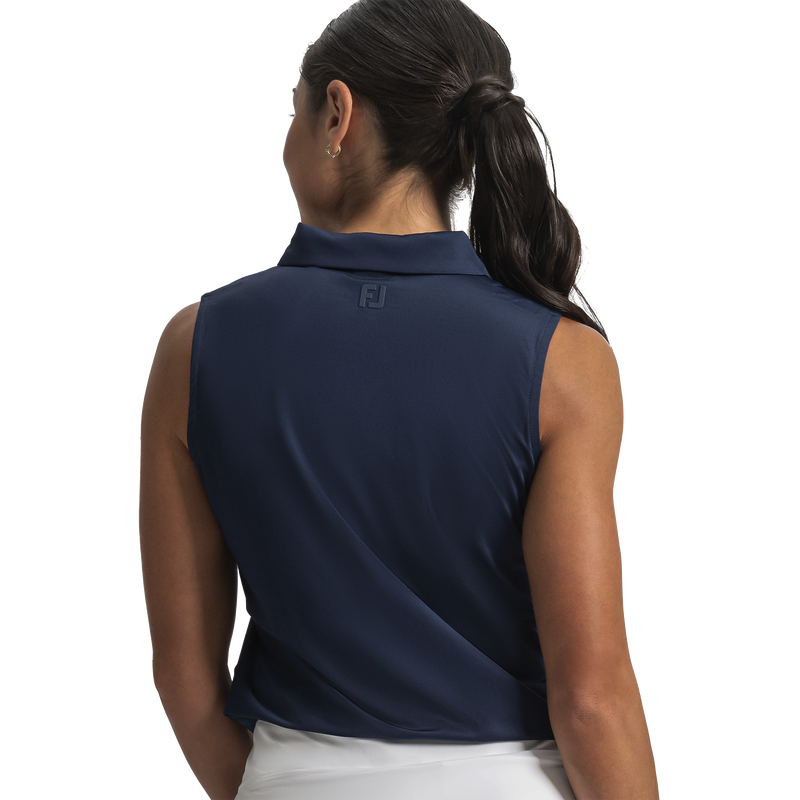 Sleeveless Lisle Women - Navy