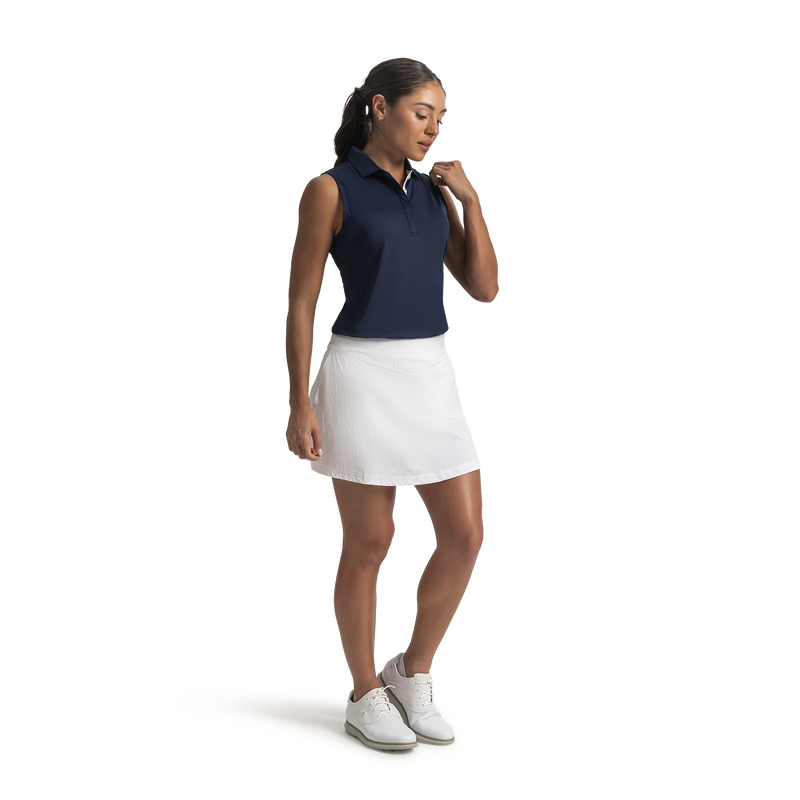 Sleeveless Lisle Women - Navy