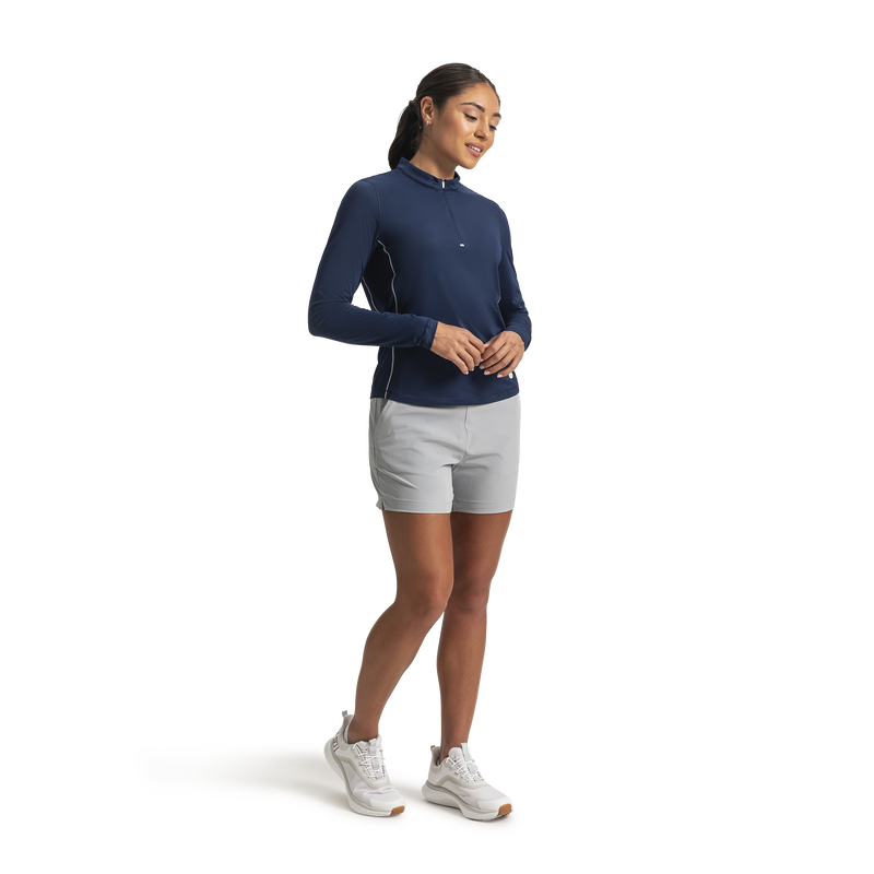 TempoSeries Quarter-Zip Sun Protection Women - Navy