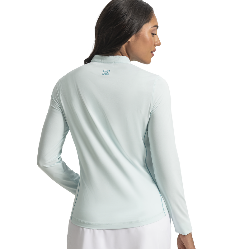TempoSeries Quarter-Zip Sun Protection Women - Glacial Blue