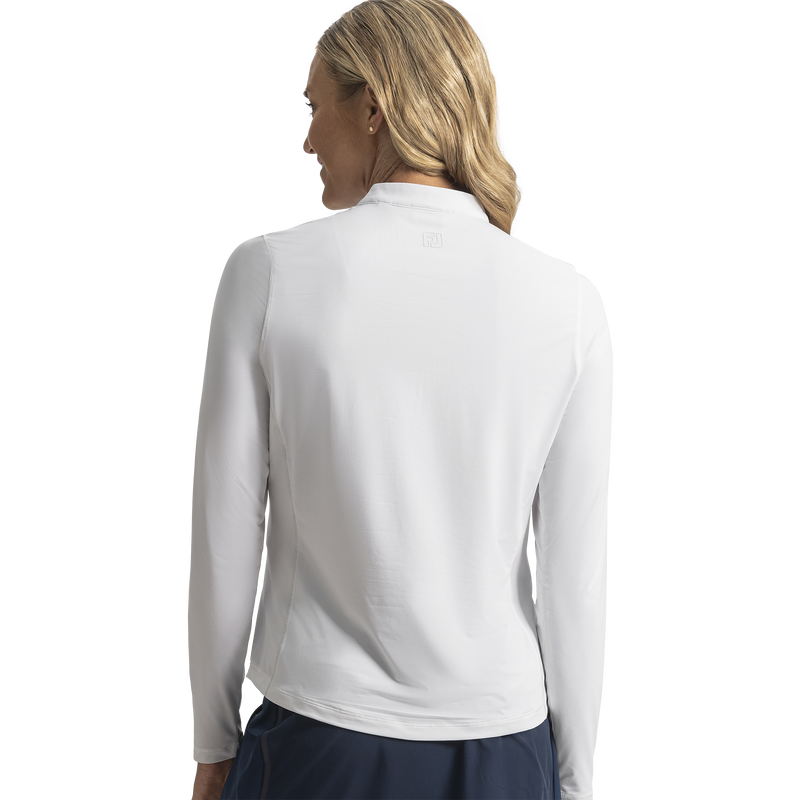TempoSeries Quarter-Zip Sun Protection Women - White