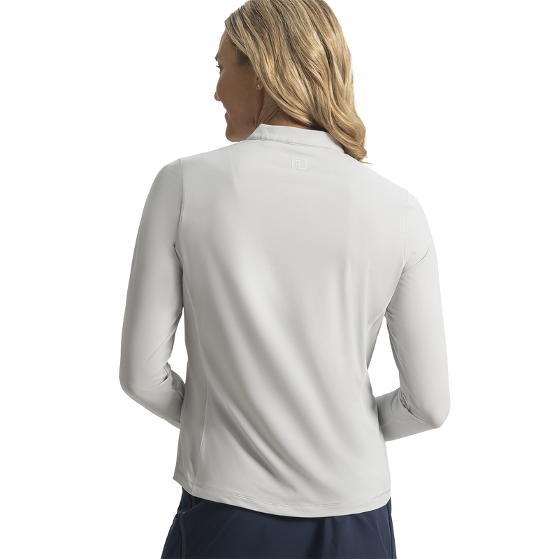 TempoSeries Quarter-Zip Sun Protection Women - Oyster Grey