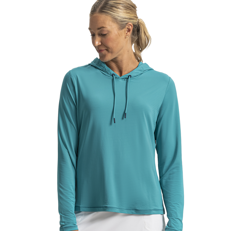 TempoSeries Hoodie Women (Women's) - Tile Blue