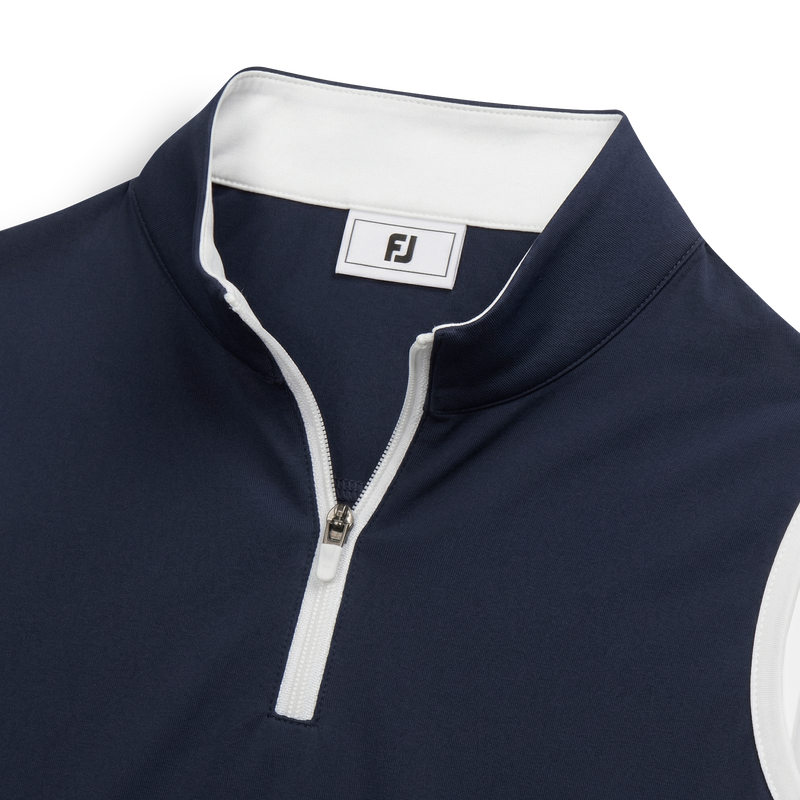 Sleeveless Quarter-Zip Junior Girl (Junior) - Navy