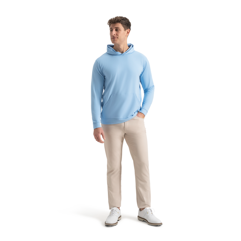 Approach Hoodie - Heather Light Blue