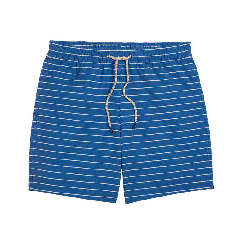 Bayberry Striped Trunk - Ocean Blue / White