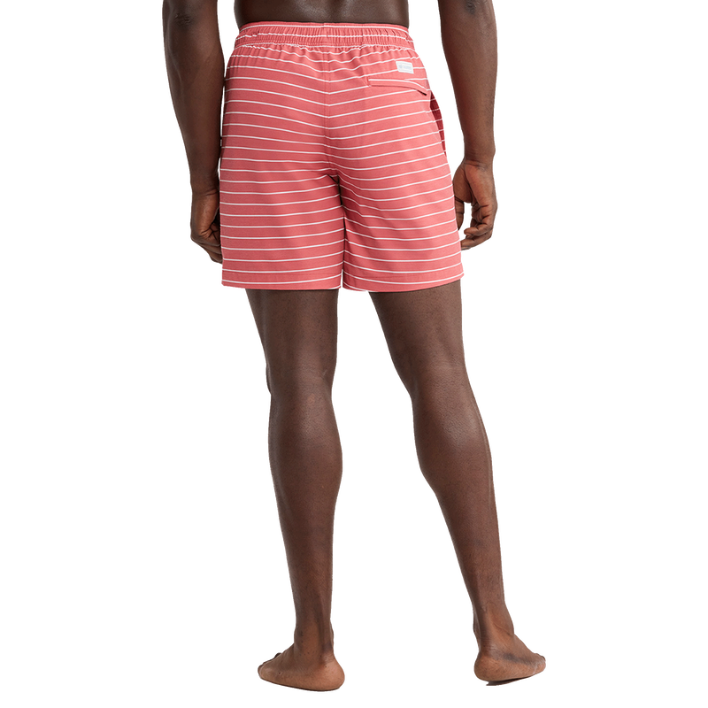 Bayberry Striped Trunk - Coastal Red / White