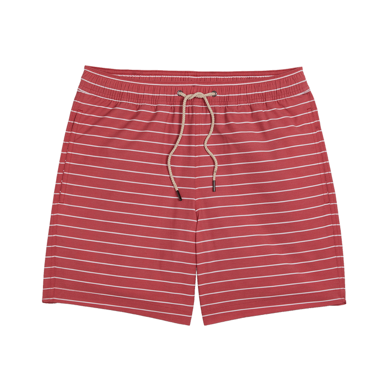 Bayberry Striped Trunk - Coastal Red / White