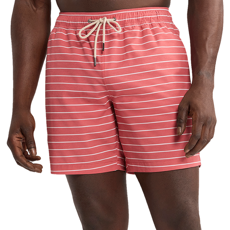 Bayberry Striped Trunk - Coastal Red / White