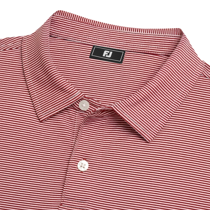 MicroFeeder Stripe Lisle (Junior) - Red / White