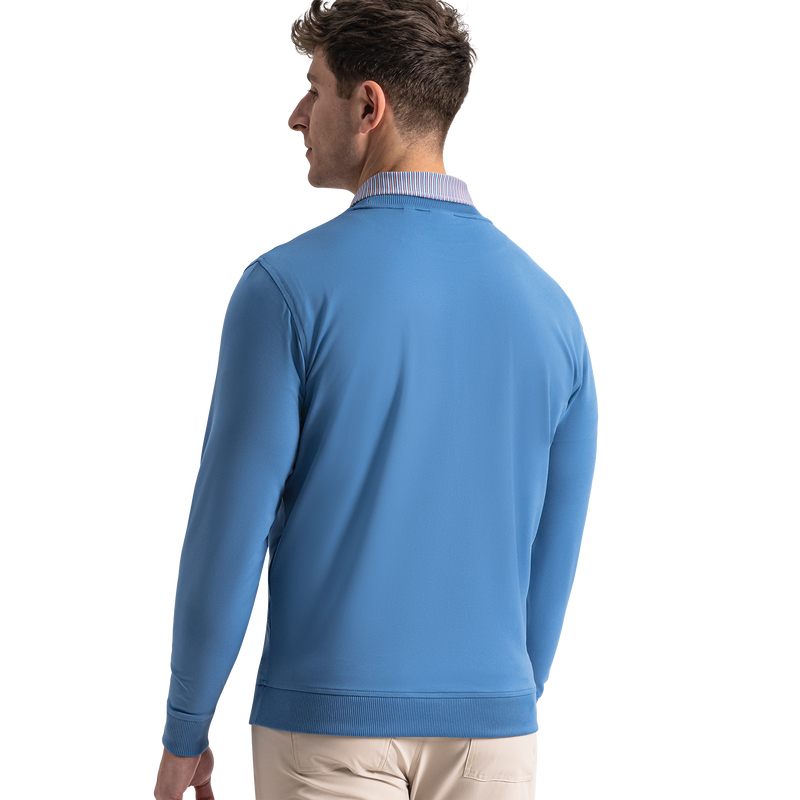 Approach Crewneck - Riviera Blue