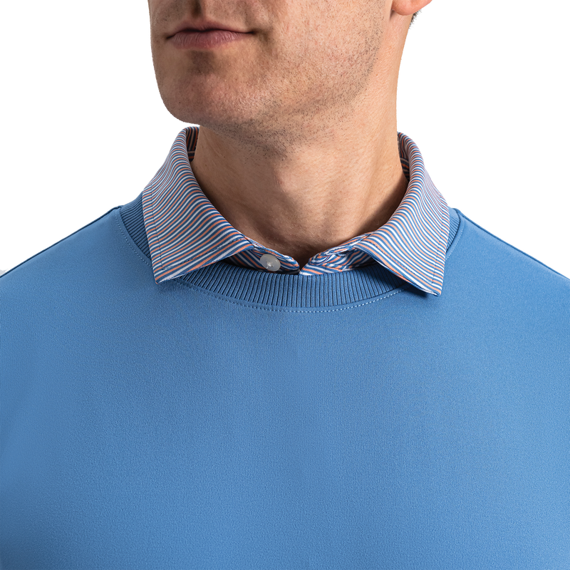 Approach Crewneck - Riviera Blue
