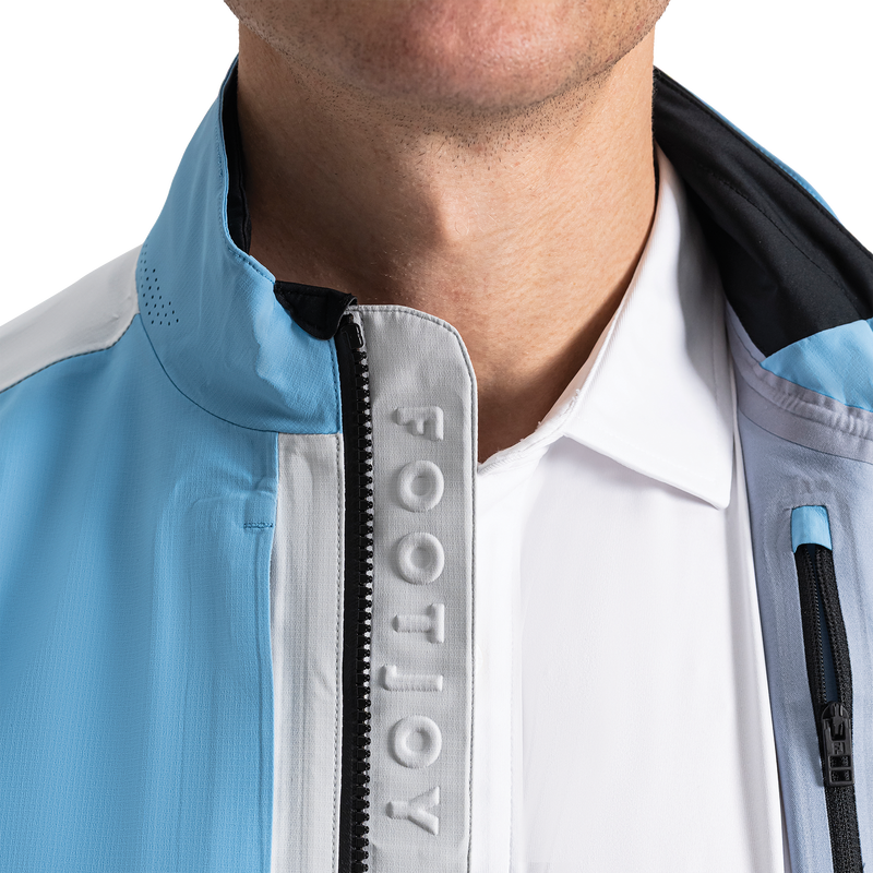 DryJoys Select LX Rain Jacket - Mid Blue / Oyster Grey