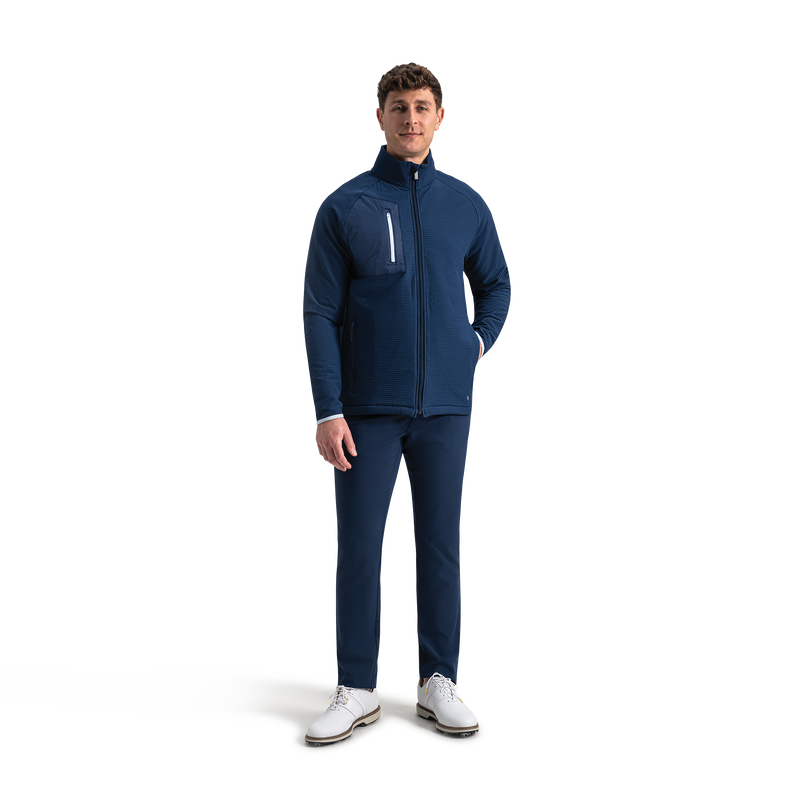 ThermoSeries Jacquard Jacket - Navy