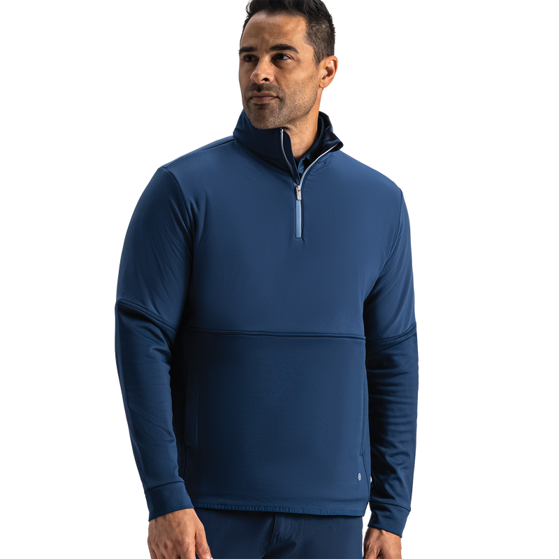 ThermoSeries Insulated Hybrid Pullover - Navy