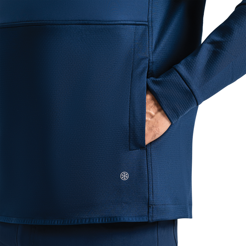 ThermoSeries Insulated Hybrid Pullover - Navy