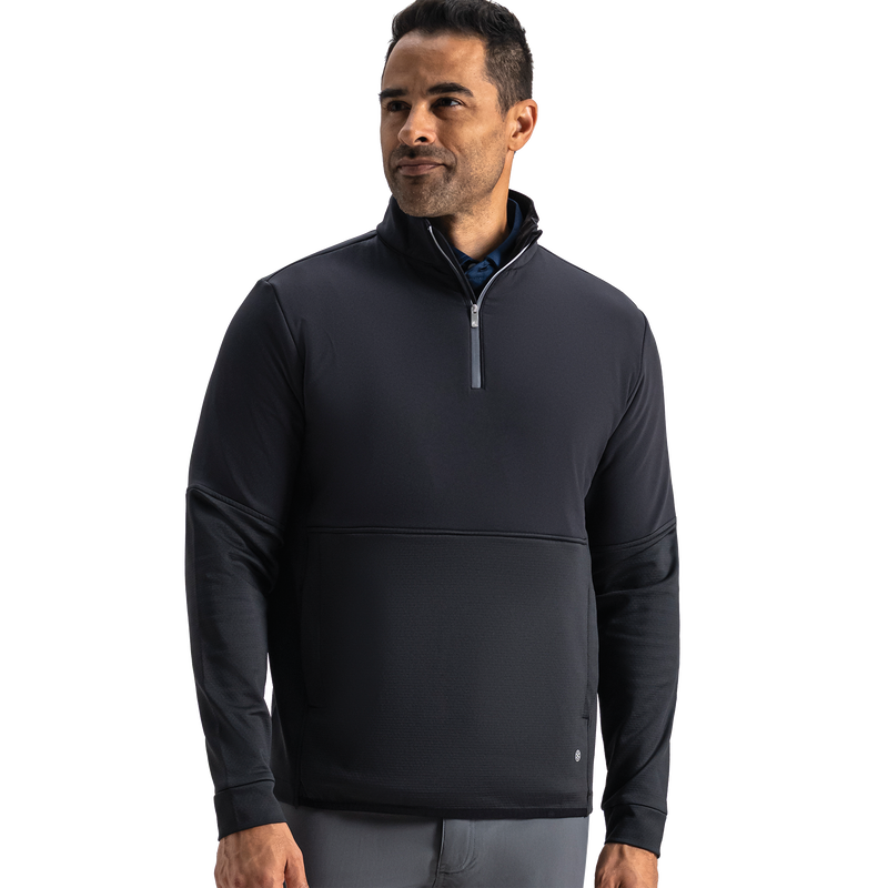 ThermoSeries Insulated Hybrid Pullover - Black