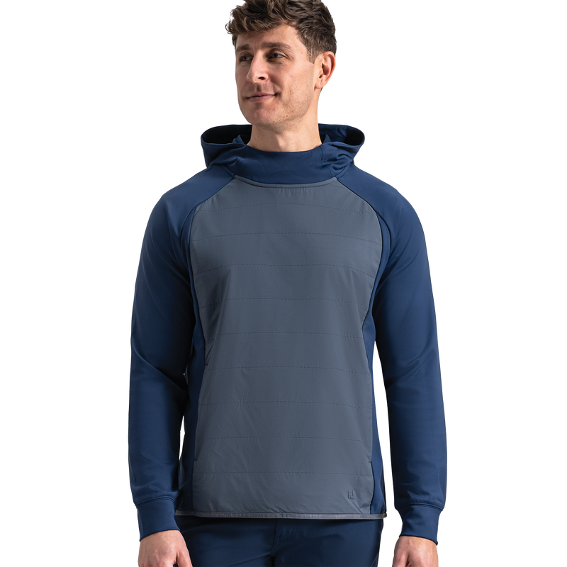 ThermoSeries Hybrid Hoodie - Navy / Charcoal