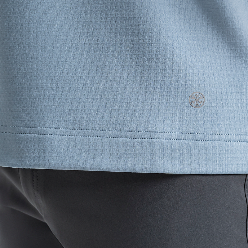 ThermoSeries Textured Half-Zip Pullover - Grey