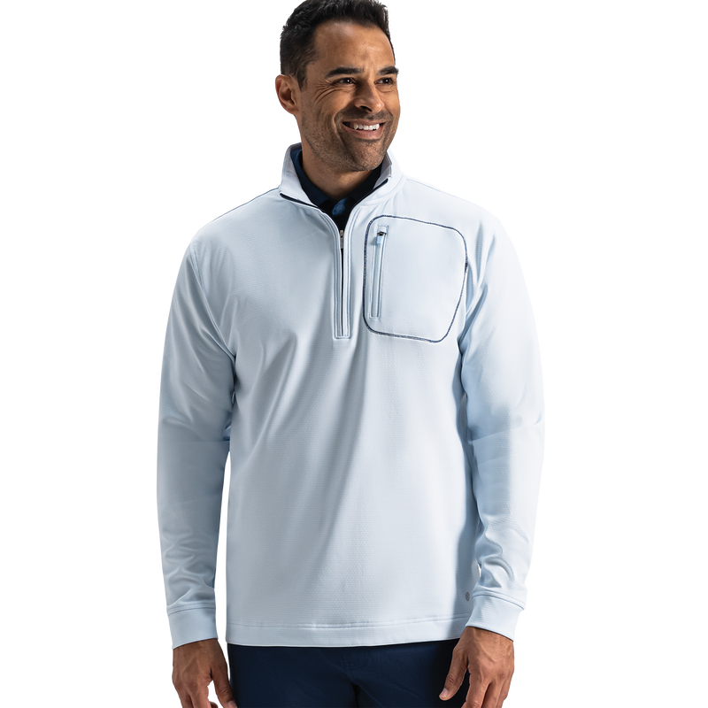 ThermoSeries Textured Half-Zip Pullover - Mist