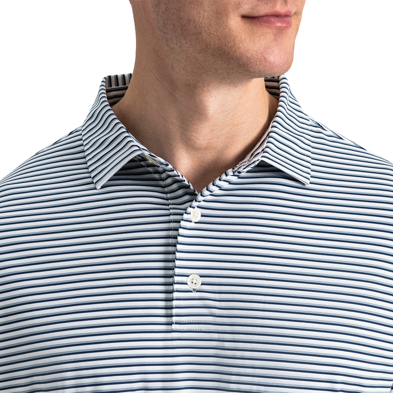 Gradient Stripe Lisle - White / Mint Julep / Windward Blue / Navy