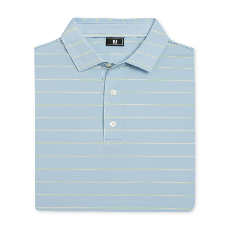 Abyss Stripe Lisle - Blue Breeze / Sage Green / White