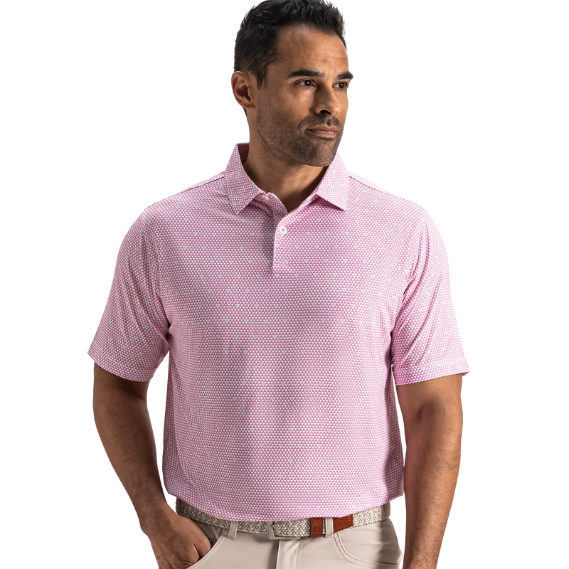 Order Geometric Lisle - White / Orchid Smoke / Blue Breeze