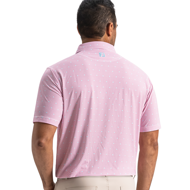 Order Geometric Lisle - White / Orchid Smoke / Blue Breeze