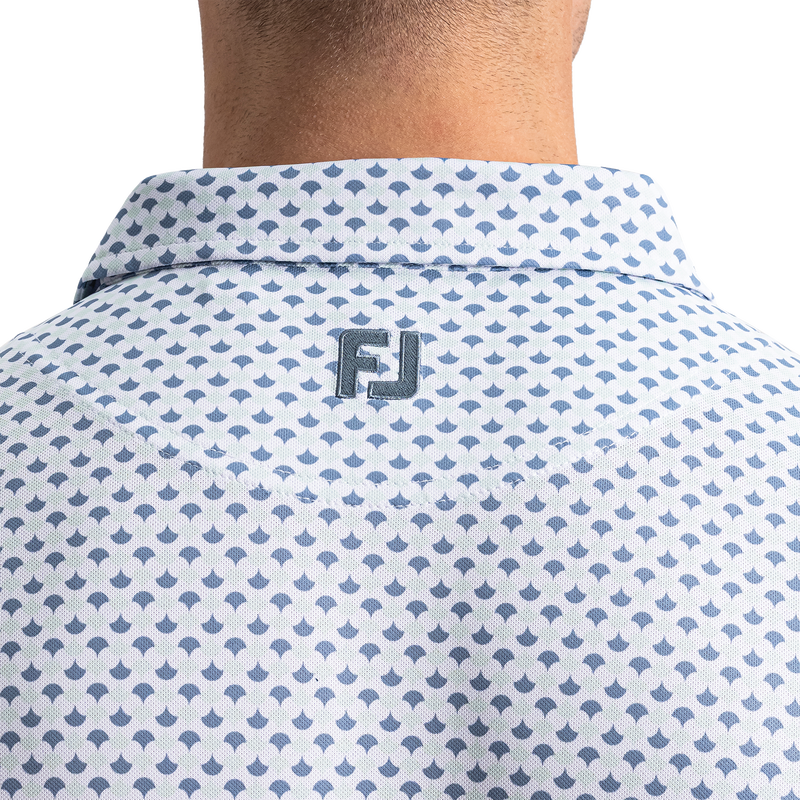 Ginko Geo Pique - White / Mint Julep / Windward Blue