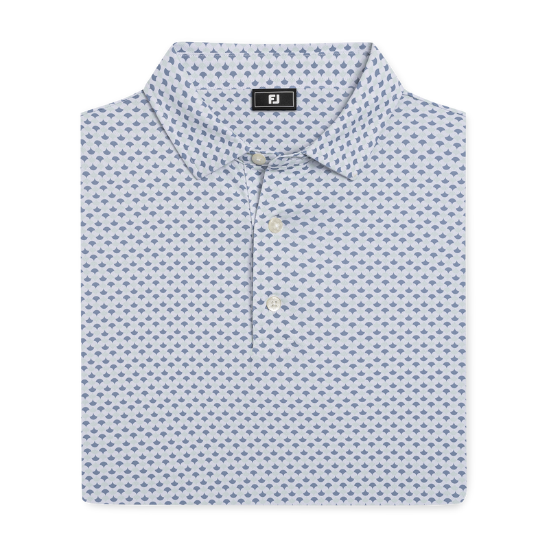 Ginko Geo Pique - White / Mint Julep / Windward Blue