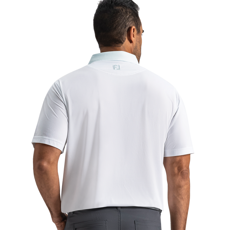 Tailor Texture Lisle - White / Mint Julep