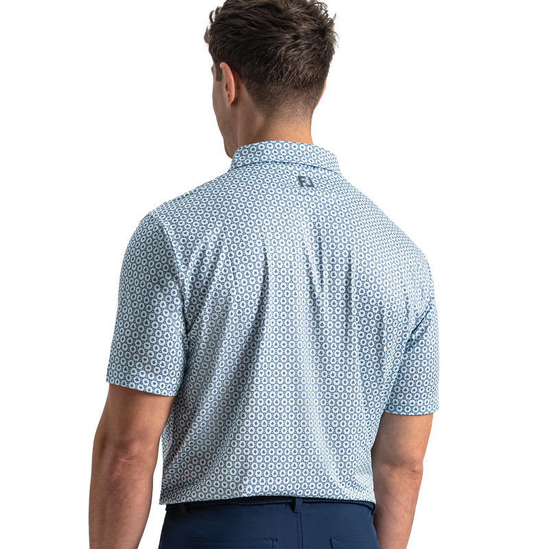 Vegas Marker Lisle - Mint Julep / Windward Blue / White