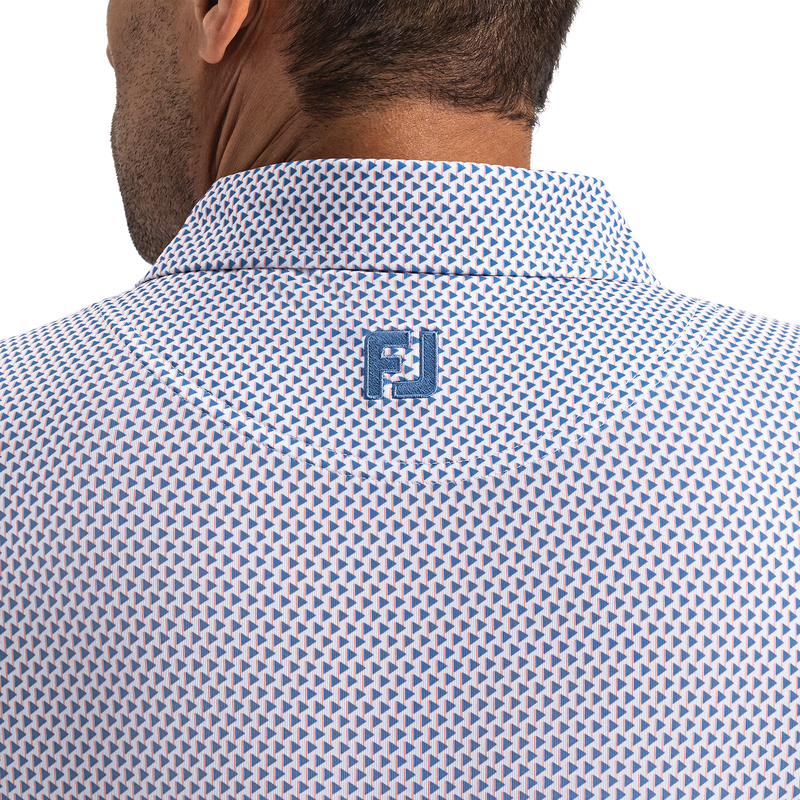 Flag Ladder Lisle - White / Riviera Blue / Peach