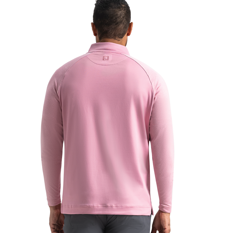Raglan Block Quarter-Zip - Orchid Smoke