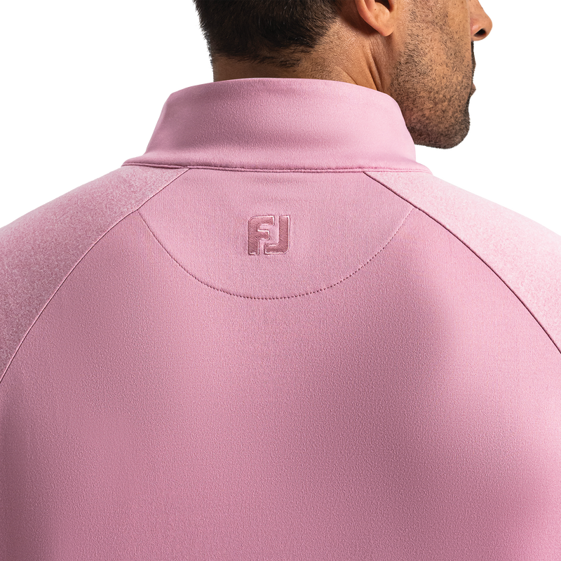 Raglan Block Quarter-Zip - Orchid Smoke
