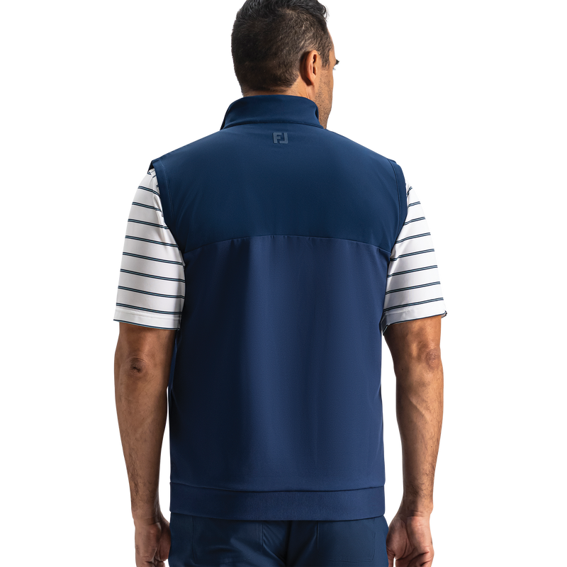 Full-Zip Vest - Navy / Mint Julep
