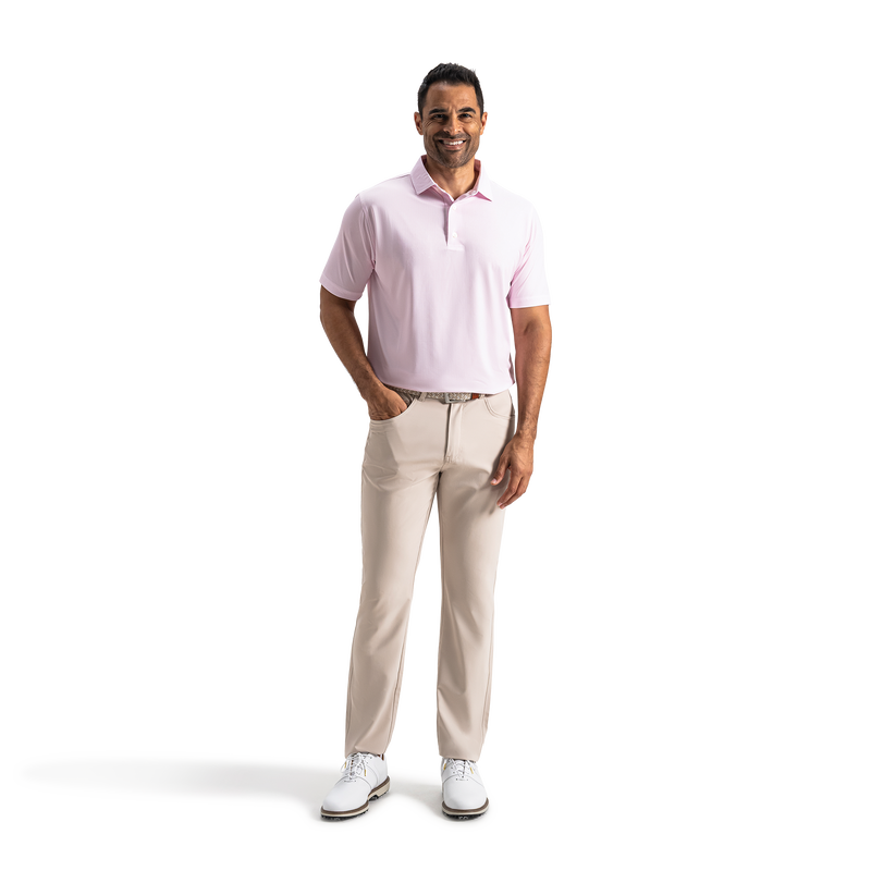 Tee Time Lisle - White / Light Pink