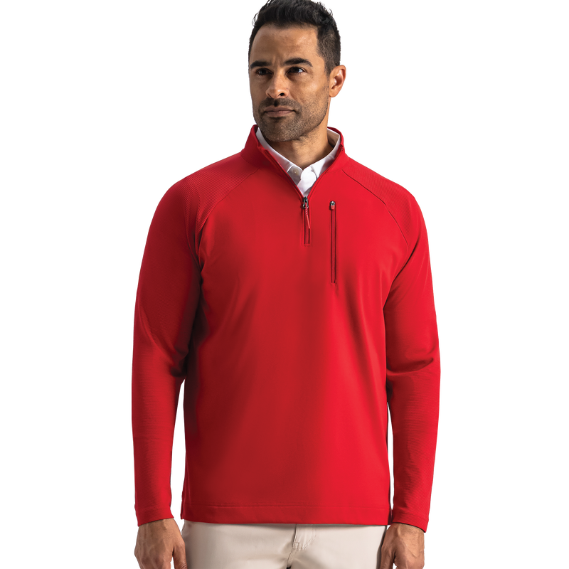 Ottoman Mid-Layer - Crimson