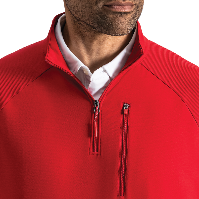 Ottoman Mid-Layer - Crimson