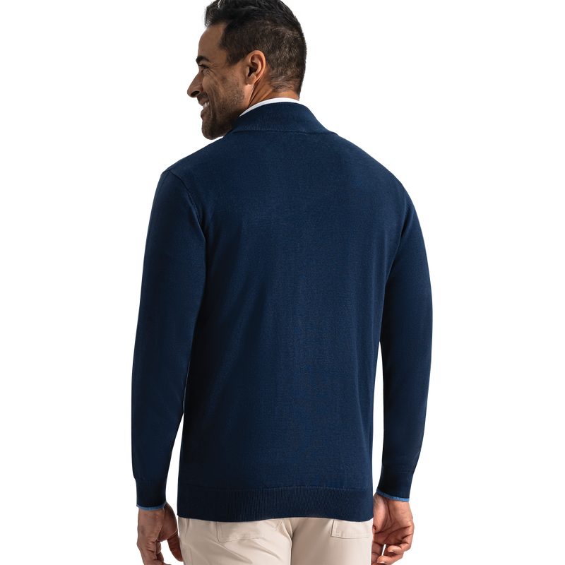 Half-Zip Sweater (Men's) - Navy / Blue