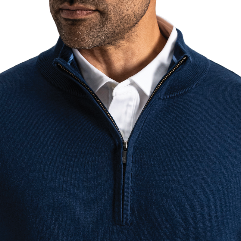 Half-Zip Sweater (Men's) - Navy / Blue