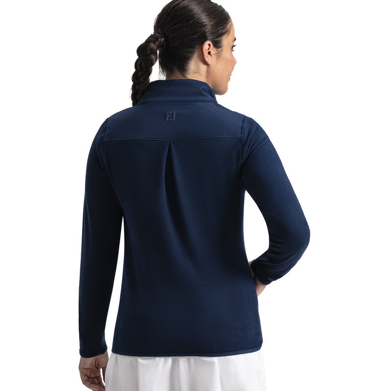 Micro Fleece Quarter-Zip Women - Navy