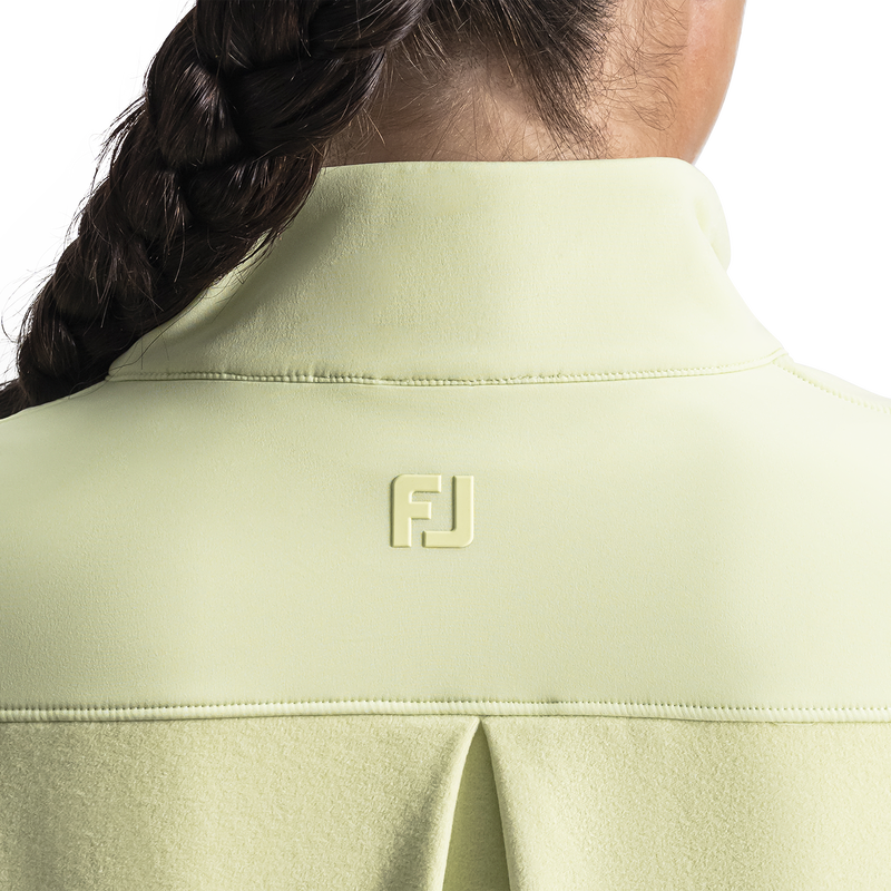 Micro Fleece Quarter-Zip Women - Soft Lime