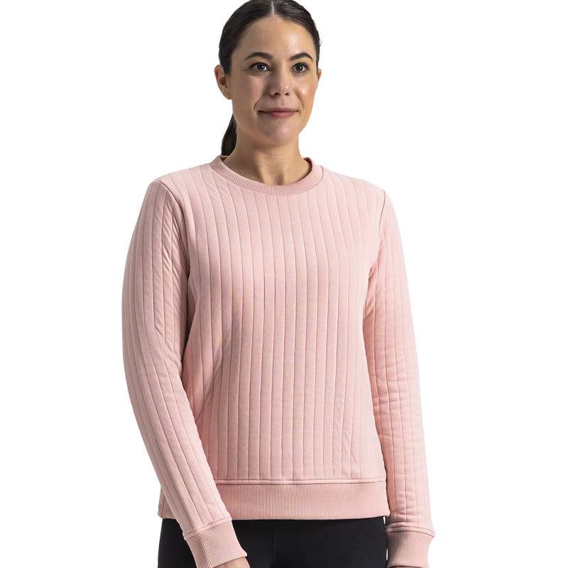 Snap Side Crew Women - Chalk Pink