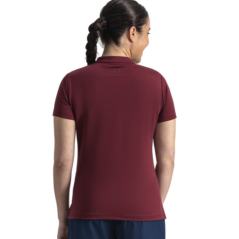Open V-Neck Women - Cranberry