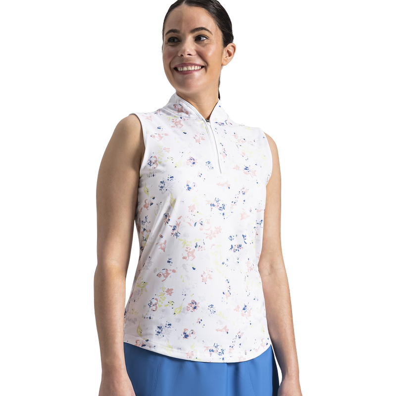Printed Tank Women - Chalk Pink Floral