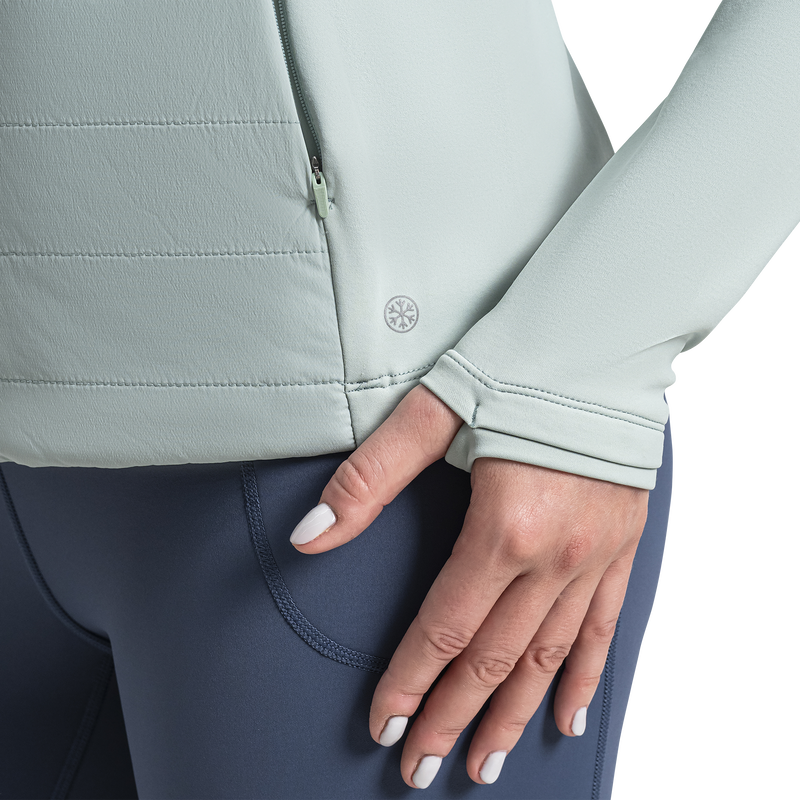 ThermoSeries Full-Zip Jacket Women (Women's) - Eucalyptus