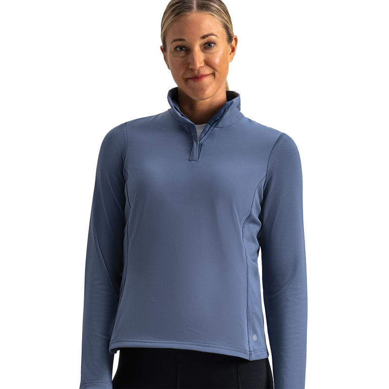ThermoSeries Quarter-Zip Women - Vintage Navy