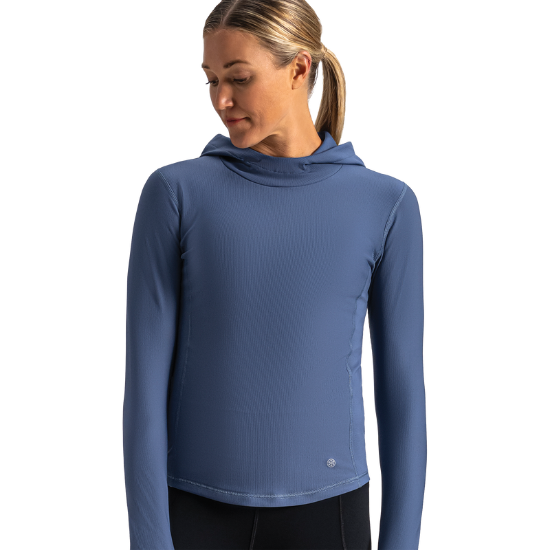 ThermoSeries Rib Hood Base Layer Women - Vintage Navy