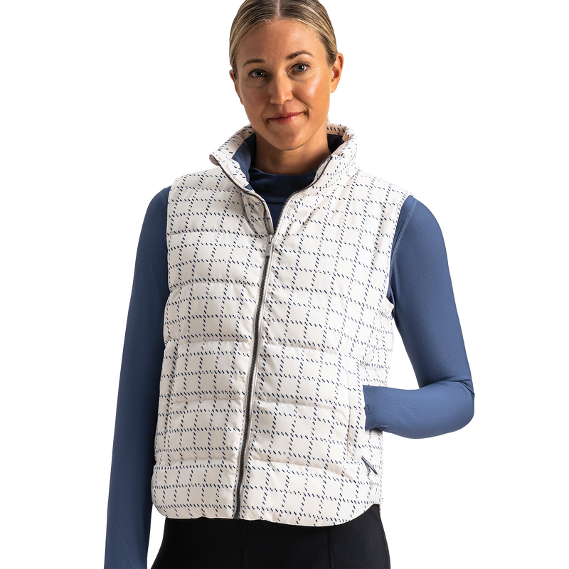 ThermoSeries Insulated Vest Women - Off White